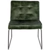 Giga Meubel Fauteuil Stof Groen - 69x55,5x75cm - Stoel Clark -Beste Fauteuil Winkel 1000068567