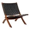 Giga Meubel Vouwstoel Leer Zwart - Vouwbaar - Stoel Perugia -Beste Fauteuil Winkel 1000069898