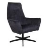 Fauteuil Draaibaar Casper Velvet Antraciet - Stof - Grijs -Beste Fauteuil Winkel 1000072638