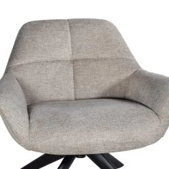 Giga Meubel Fauteuil Beige - Stof & Metaal - Zithoogte 43 - Stoel Shannon -Beste Fauteuil Winkel 1000072859 0102