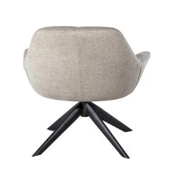 Giga Meubel Fauteuil Beige - Stof & Metaal - Zithoogte 43 - Stoel Shannon -Beste Fauteuil Winkel 1000072859 0103