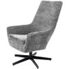 Puur Vogar Fauteuil Ribstof - Stof - Grijs -Beste Fauteuil Winkel 1000074924
