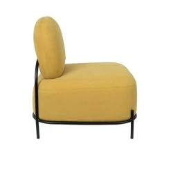 Puur Sundö Fauteuil - Vierkant - Stof - Geel -Beste Fauteuil Winkel 1000074927 0102