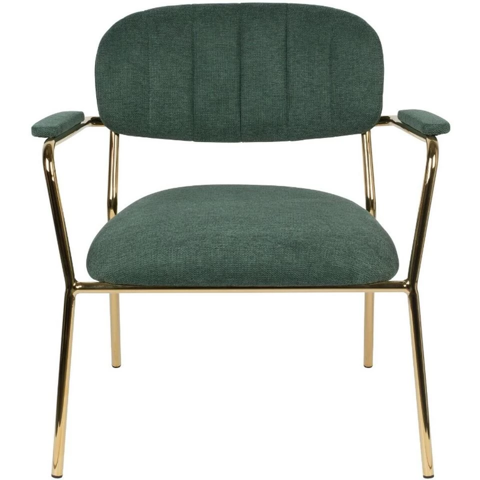 Puur Viken Fauteuil Met - Stof - Groen 5 Puur Viken Fauteuil Met - Stof - Groen - Afbeelding 3