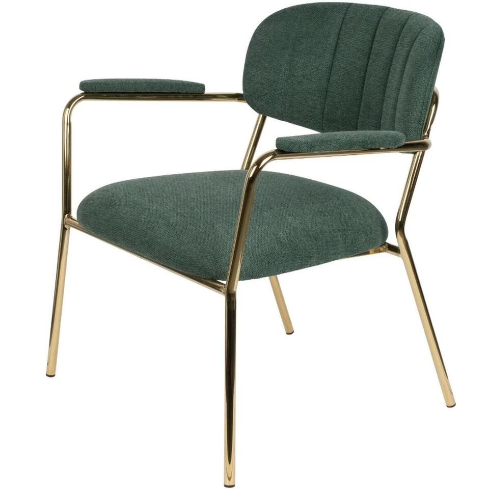 Puur Viken Fauteuil Met - Stof - Groen 3 Puur Viken Fauteuil Met - Stof - Groen
