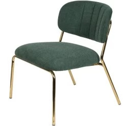 Puur Viken Fauteuil Donkergroen/goud - Stof - Groen -Beste Fauteuil Winkel 1000074943 0101