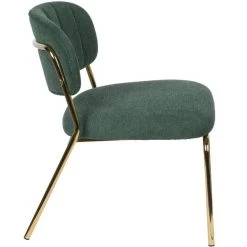 Puur Viken Fauteuil Donkergroen/goud - Stof - Groen -Beste Fauteuil Winkel 1000074943 0103