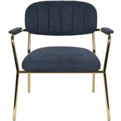 Puur Viken Fauteuil Met - Stof - Blauw -Beste Fauteuil Winkel 1000074944 0102