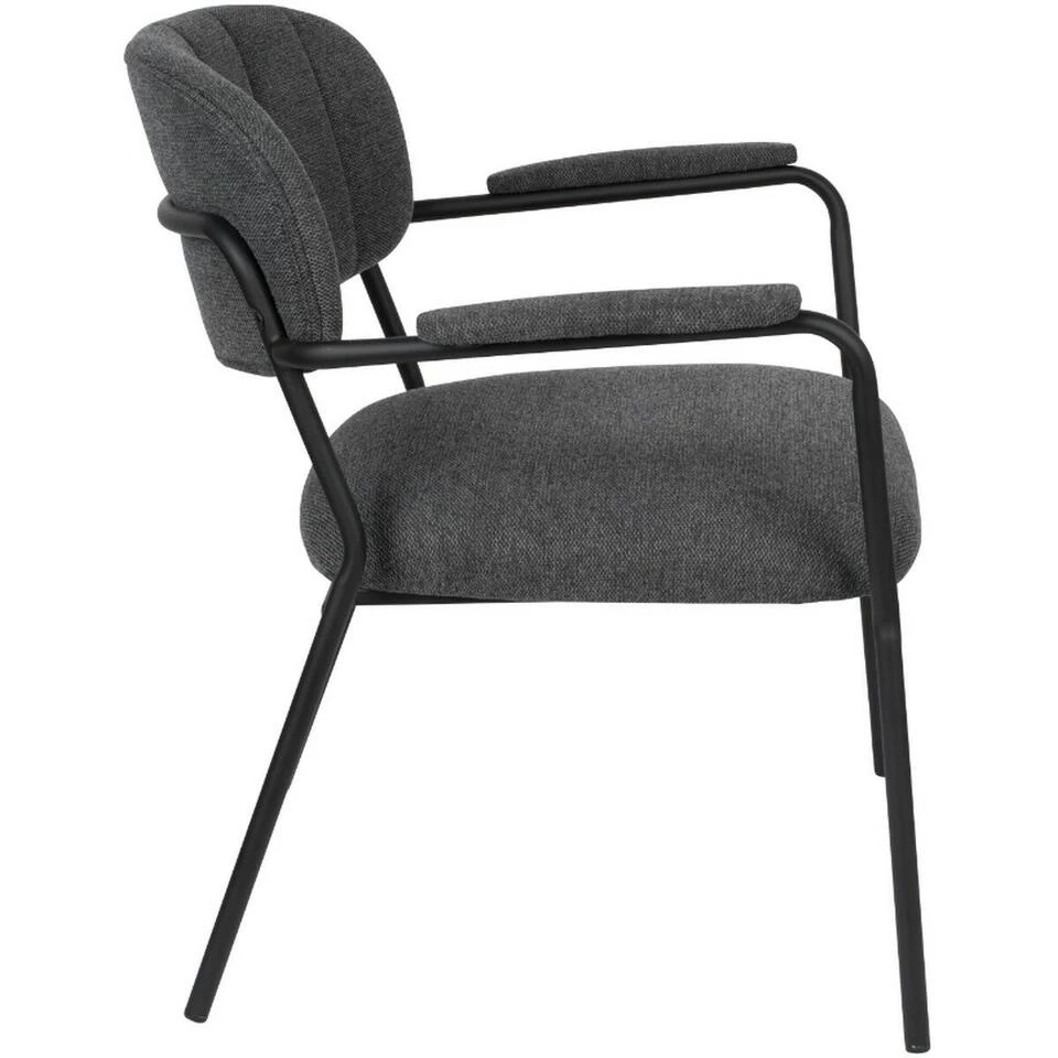 Puur Viken Fauteuil Met - Stof - Grijs 6 Puur Viken Fauteuil Met - Stof - Grijs - Afbeelding 4