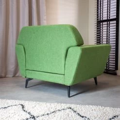 Industriële Fauteuil Roger Groen - Stof - Groen -Beste Fauteuil Winkel 1000079000 0102