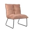 Velvet Fauteuil Maud Roze - Stof - Roze -Beste Fauteuil Winkel 1000079003