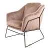 DS4U® Antonio Fauteuil Velvet - Stof - Beige -Beste Fauteuil Winkel 1000082943