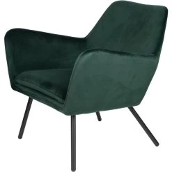 Puur Berg Fauteuil Velvet - Stof - Groen -Beste Fauteuil Winkel 1000085105 0101