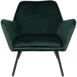 Puur Berg Fauteuil Velvet - Stof - Groen -Beste Fauteuil Winkel 1000085105 0102