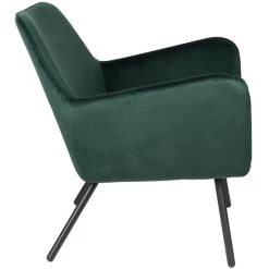 Puur Berg Fauteuil Velvet - Stof - Groen -Beste Fauteuil Winkel 1000085105 0103