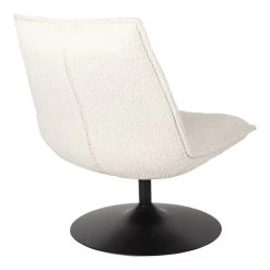 Rein Living Jax Fauteuil - Bouclé - Gebroken Wit -Beste Fauteuil Winkel 1000086631 0104