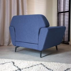 Industriële Fauteuil Roger Blauw - Stof - Blauw 8 Industriële Fauteuil Roger Blauw - Stof - Blauw -Beste Fauteuil Winkel 1000091496 0102
