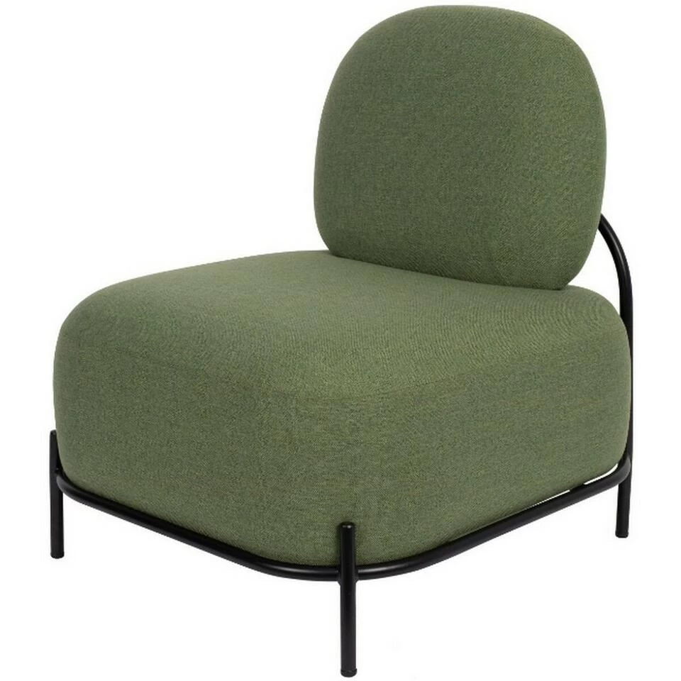 Puur Sundö Fauteuil - Vierkant - Stof - Groen 3 Puur Sundö Fauteuil - Vierkant - Stof - Groen