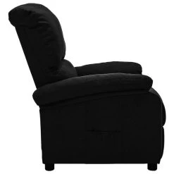 VidaXL Fauteuil Verstelbaar Elektrisch Stof Zwart -Beste Fauteuil Winkel 1000094066 0102