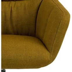 Sohome Draaifauteuil Leopold - Met Voetenbank - Geel -Beste Fauteuil Winkel 1000094491 0103