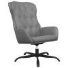 VidaXL Relaxstoel Kunstleer Antracietgrijs -Beste Fauteuil Winkel 1000095951