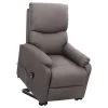 VidaXL Sta-op-stoel Stof Lichtgrijs -Beste Fauteuil Winkel 1000095957