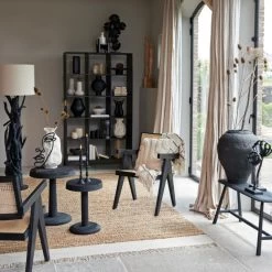 Morazan Stoel Zwart/naturel - Hout - Zwart -Beste Fauteuil Winkel 1000096989 0104