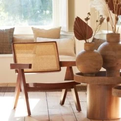 Renu Fauteuil Naturel - Hout - Bruin -Beste Fauteuil Winkel 1000096990 0103