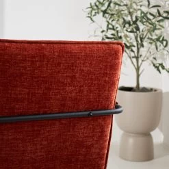 Fauteuil Hailey Koper Chenille - Stof - Koperkleurig -Beste Fauteuil Winkel 1000097052 0103