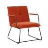 Fauteuil Hailey Koper Chenille - Stof - Koperkleurig -Beste Fauteuil Winkel 1000097052