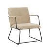 Fauteuil Hailey Beige Chenille - Stof - Beige -Beste Fauteuil Winkel 1000097056