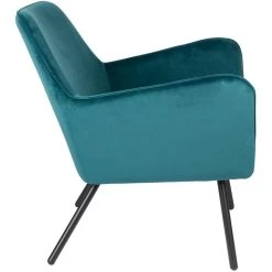Puur Berg Fauteuil Velvet - Stof - Blauw -Beste Fauteuil Winkel 1000098379 0103
