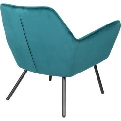 Puur Berg Fauteuil Velvet - Stof - Blauw -Beste Fauteuil Winkel 1000098379 0104