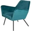 Puur Berg Fauteuil Velvet - Stof - Blauw -Beste Fauteuil Winkel 1000098379