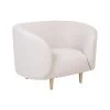 Beliani Fauteuil LOEN - Beige Polyester 1 Beliani Fauteuil LOEN - Beige Polyester -Beste Fauteuil Winkel 1000099775