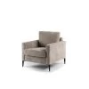 Fauteuil Flora Champagne Stof - Stof - Beige -Beste Fauteuil Winkel 1000100238