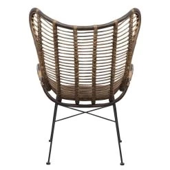 Fauteuil Jasmine - Rotan/metaal - Bruin 8 Fauteuil Jasmine - Rotan/metaal - Bruin -Beste Fauteuil Winkel 10207008 0900