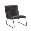 Fauteuil Cooper - Leatherlook - Grijs -Beste Fauteuil Winkel 10207515
