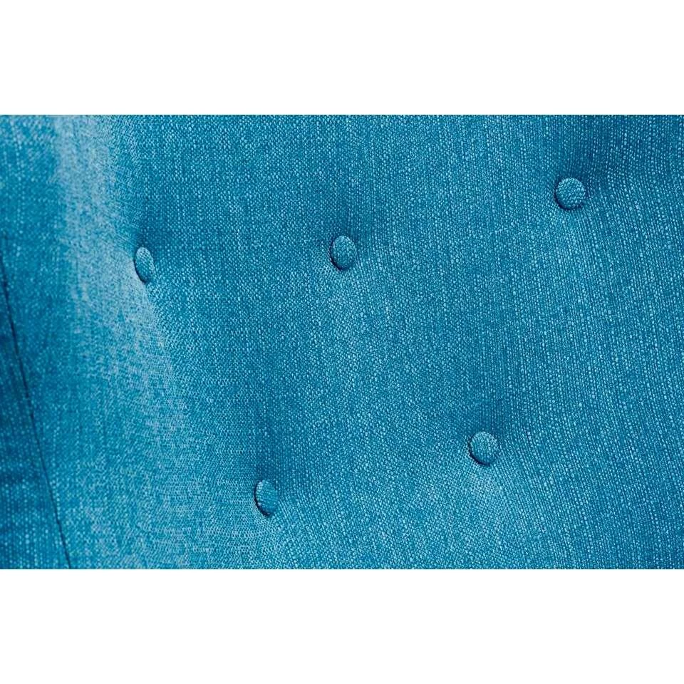 Fauteuil Viborg - Stof - Turquoise 6 Fauteuil Viborg - Stof - Turquoise - Afbeelding 4