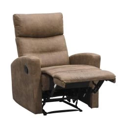 Relaxfauteuil Jackson - Stof - Lichtbruin -Beste Fauteuil Winkel 10209886 0810
