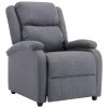 VidaXL Fauteuil Verstelbaar Stof Donkergrijs -Beste Fauteuil Winkel 1141610881