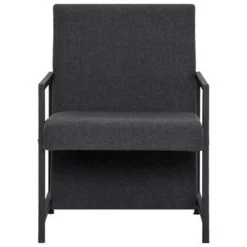VidaXL Fauteuil Stof Grijs -Beste Fauteuil Winkel 1181369335 0103