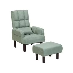 Beliani Fauteuil OLAND - Groen Polyester