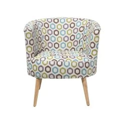 Beliani Fauteuil ODENZEN - Multicolor Polyester -Beste Fauteuil Winkel 12060498093345b7ae85888e41a10955