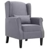 VidaXL Fauteuil Stof Donkergrijs Armstoel Stoel Fauteuils Leunstoel Zitstoel -Beste Fauteuil Winkel 1317396322