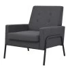 VidaXL Fauteuil Staal En Stof Donkergrijs 2 VidaXL Fauteuil Staal En Stof Donkergrijs -Beste Fauteuil Winkel 1373256244