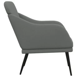 VidaXL Fauteuil 63x76x80 Cm Stof Donkergrijs 9 VidaXL Fauteuil 63x76x80 Cm Stof Donkergrijs -Beste Fauteuil Winkel 18b47bd306a04ed9a57ef1c2758ba8be