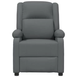 VidaXL Fauteuil Elektrisch Verstelbaar Stof Donkergrijs 71x90.5x96 Cm -Beste Fauteuil Winkel 194ad8c60cb142c48f47cc0e08ffc0ef