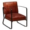 VidaXL Loungestoel Echt Leer Bruin 2 VidaXL Loungestoel Echt Leer Bruin -Beste Fauteuil Winkel 1972817506