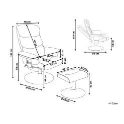 Beliani Massagestoel LEGEND - Grijs Kunstleer 8 Beliani Massagestoel LEGEND - Grijs Kunstleer -Beste Fauteuil Winkel 1cf39a5a39344aa292aab54ba75f1a90